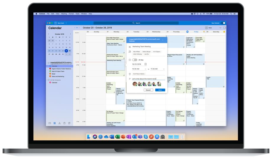 microsoft outlook for mac book pro